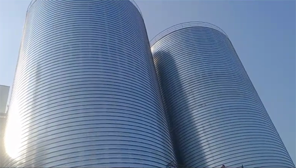 富拉尔基2座混凝土高架卷板仓